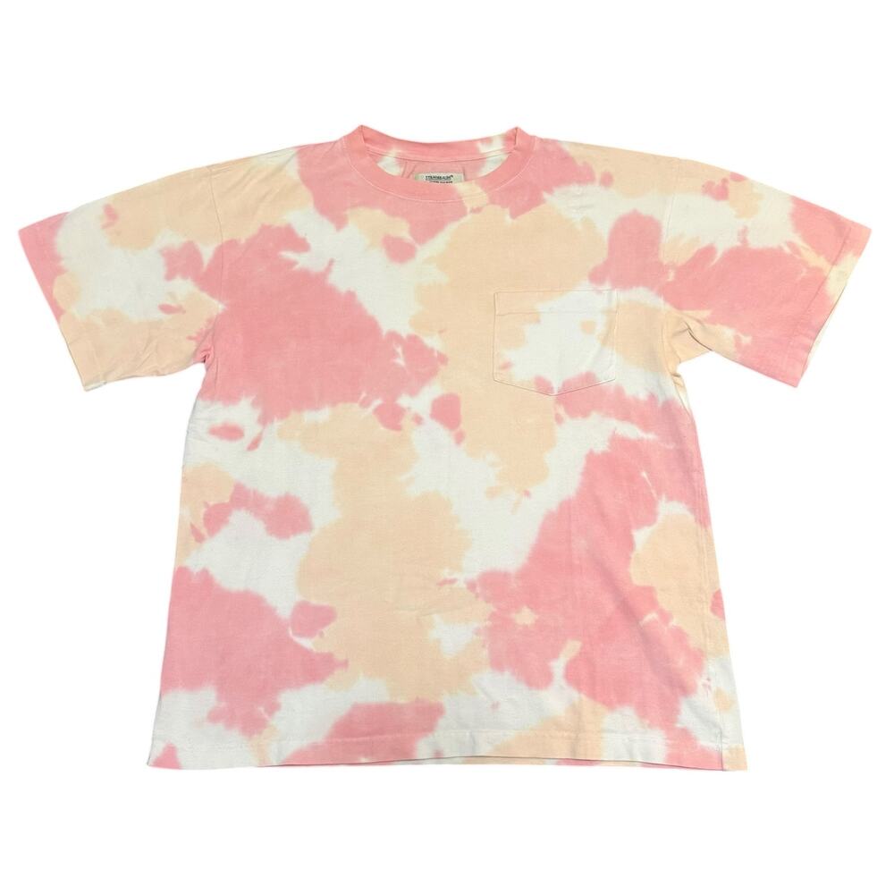 Stammbaum Tee T-Shirt Tie Dye Pink Peach White Japan Streetwear US 38 / Medium